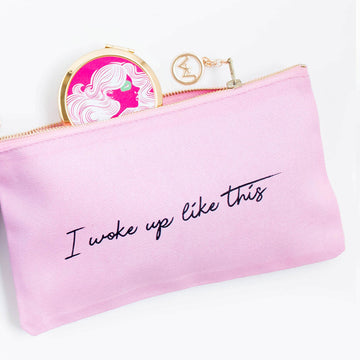 "I Woke Up Like This" Cosmetic Bag - Wayne Anthony